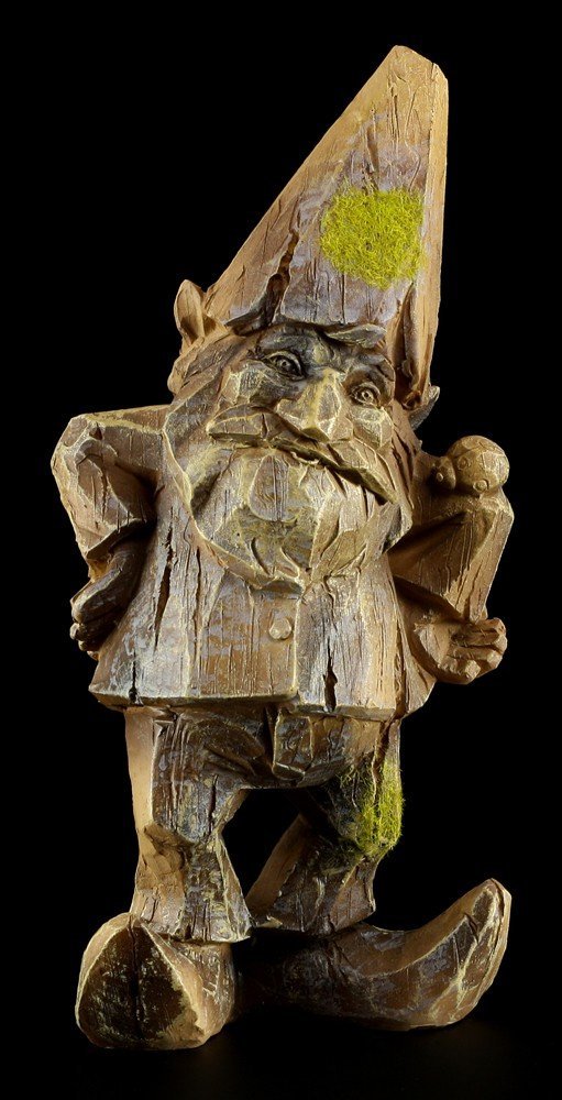Zwergen Figur - Gildasse in Holzoptik