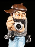 Funny Job Figur - Fotograf mit moderner Kamera