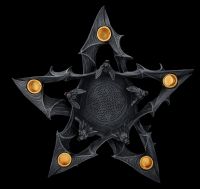 Candle Holder - Bat Pentagram Nosferatu
