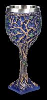 Goblet - Tree of Life blue