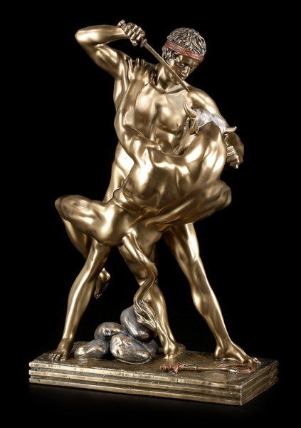 Theseus and the Minotaur - Figurine