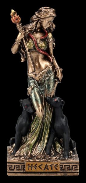Hecate Figurine small - Moon Goddess with Dogs