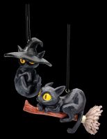 Gothic Katzen Anhänger - Curse & Claw 2er Set