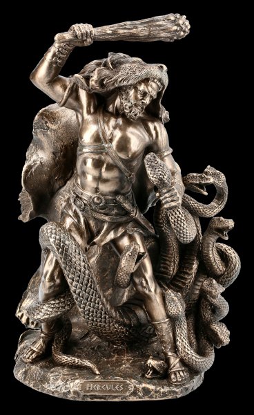 Herkules Figur - Kampf mit der Hydra