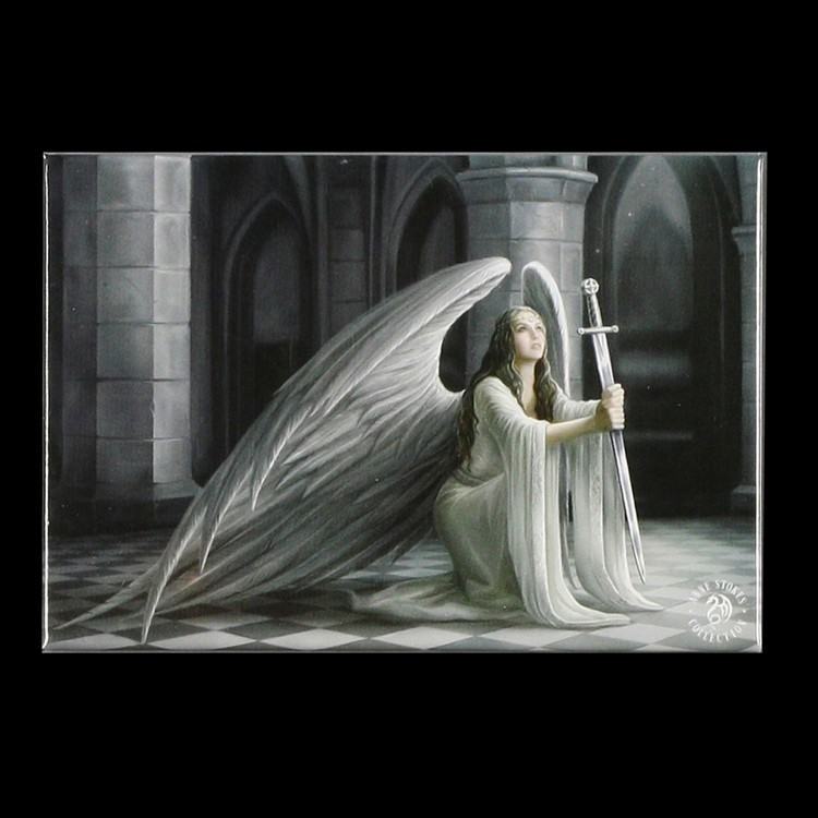 Blessing Gothic Angel Magnet by Anne Stokes