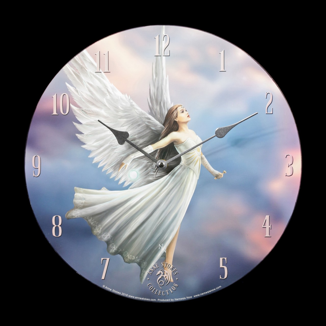 Wall Clock with Angel - Ascendance