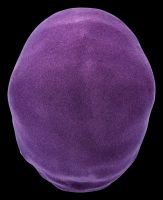 Skull Purple Velour - Jewelled Gaze