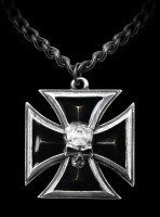 Alchemy Metal Wear - Halskette - Black Knight&#39;s Cross