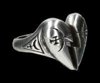 Gebrochenes Herz Ring - Broken Promise von Alchemy