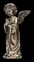Angel Figurine - Girl holding Pigeon