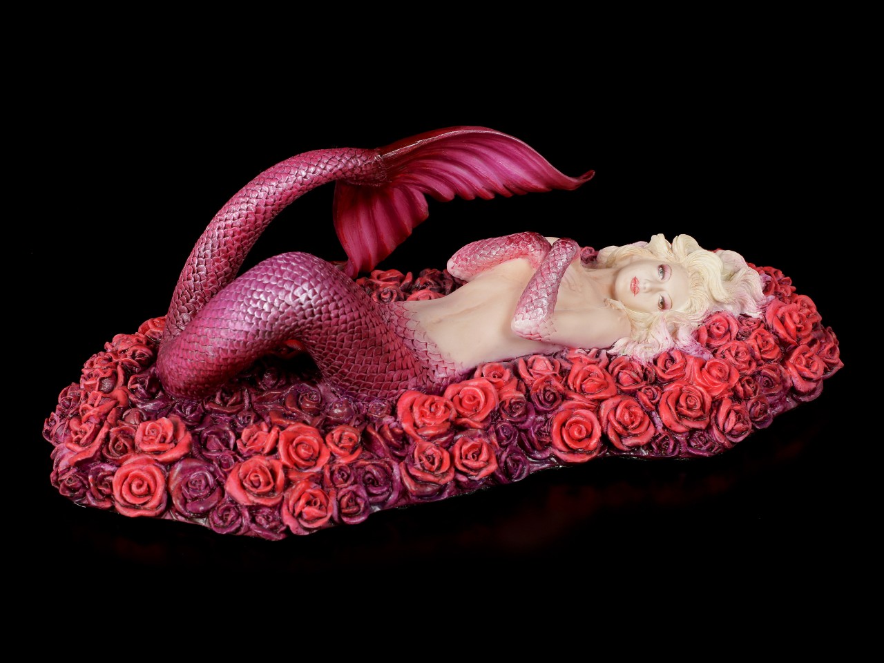 Mermaid Figurine - Sea of Roses