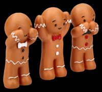 Lebkuchen-Figuren 3er Set - Drei weise Lebkuchenmänner