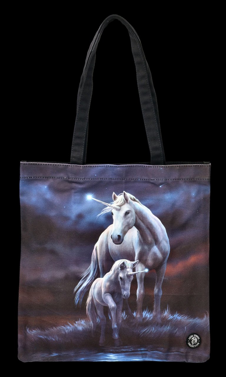Tote Bag with Unicorns - Eternal Bond