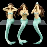 Mermaid Shelf Sitter - No Evil