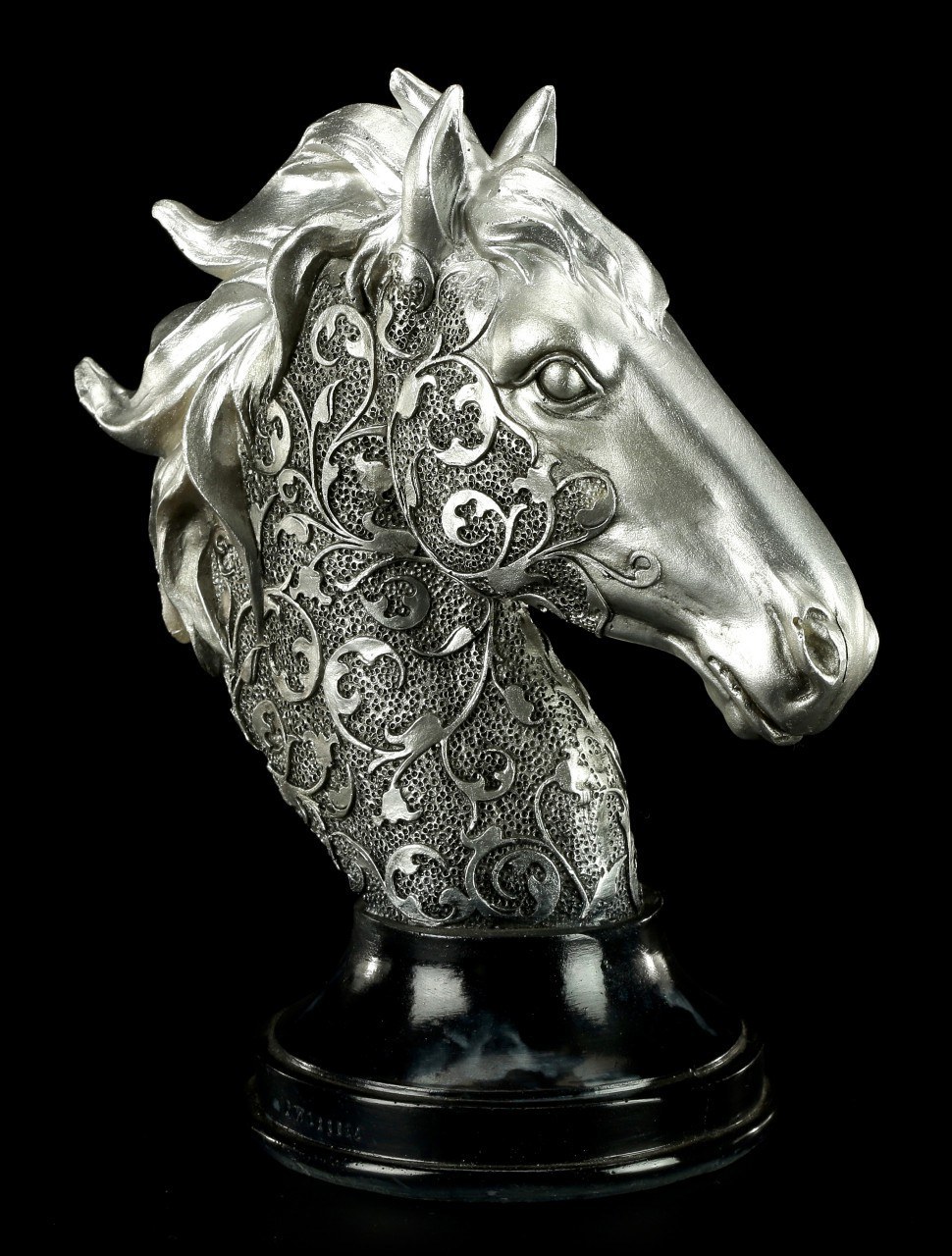 Horse Head Bust with Ornaments