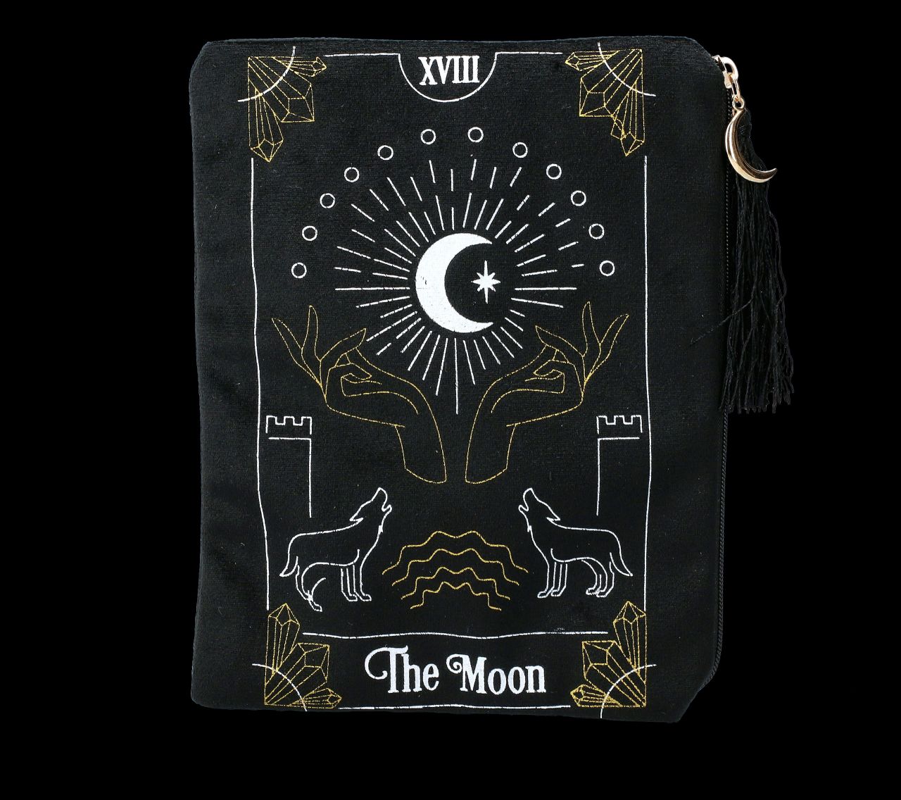 Tarot Bag with Zipper - The Moon