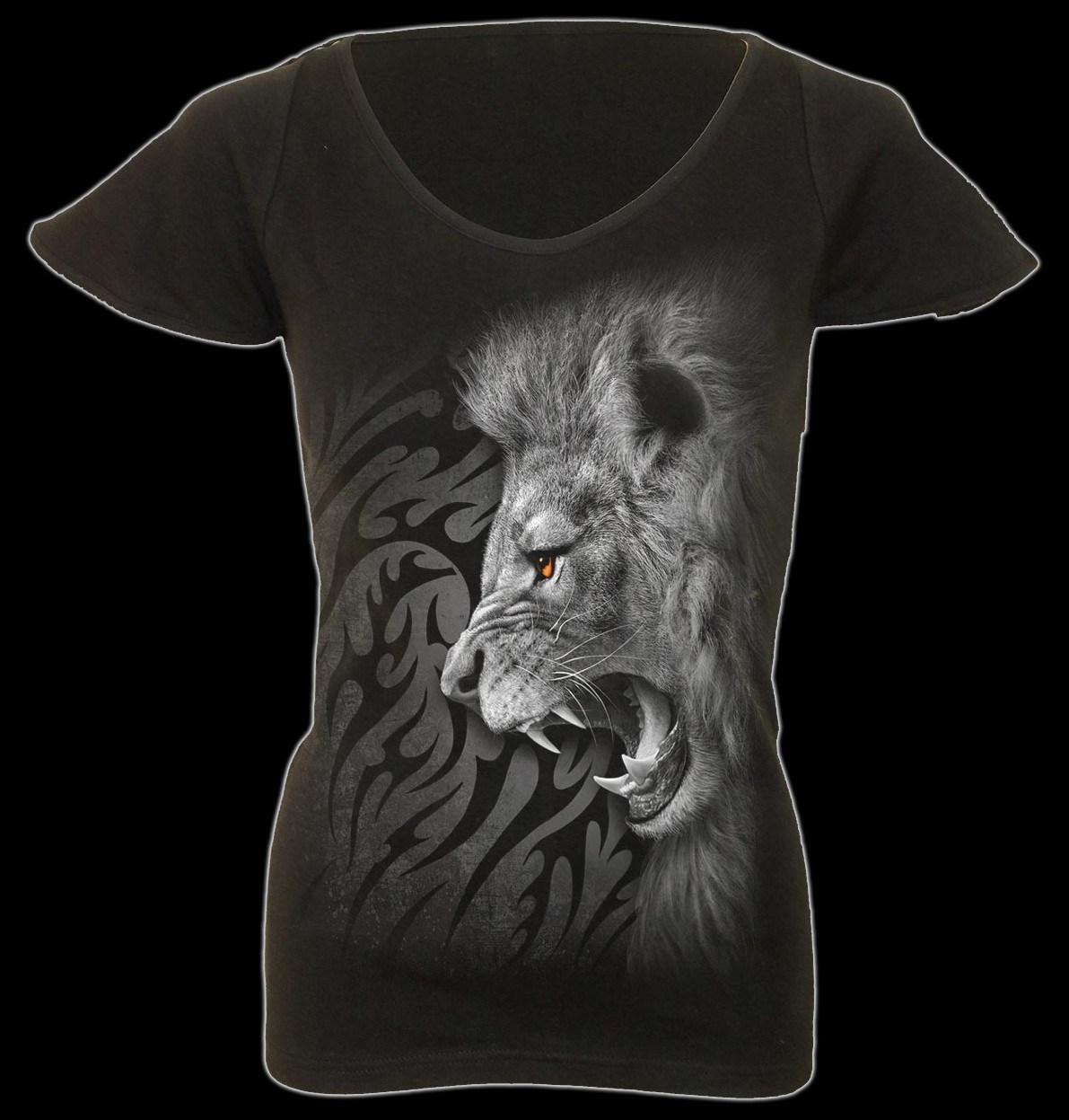 Damen T-Shirt - Tribal Lion