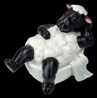 Funny Sheep Figure in Bathtub