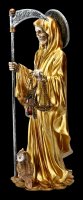 Santa Muerte Figur - goldfarben