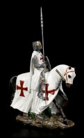 German Templar Knight Figurine on Horse