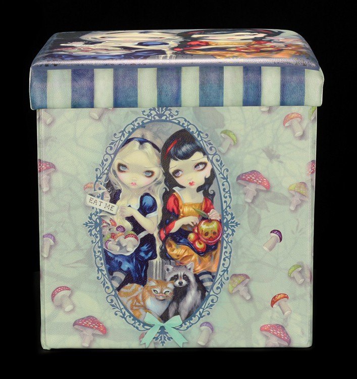 Aufbewahrungsbox mit Sitzmöglichkeit - Snow White & Alice