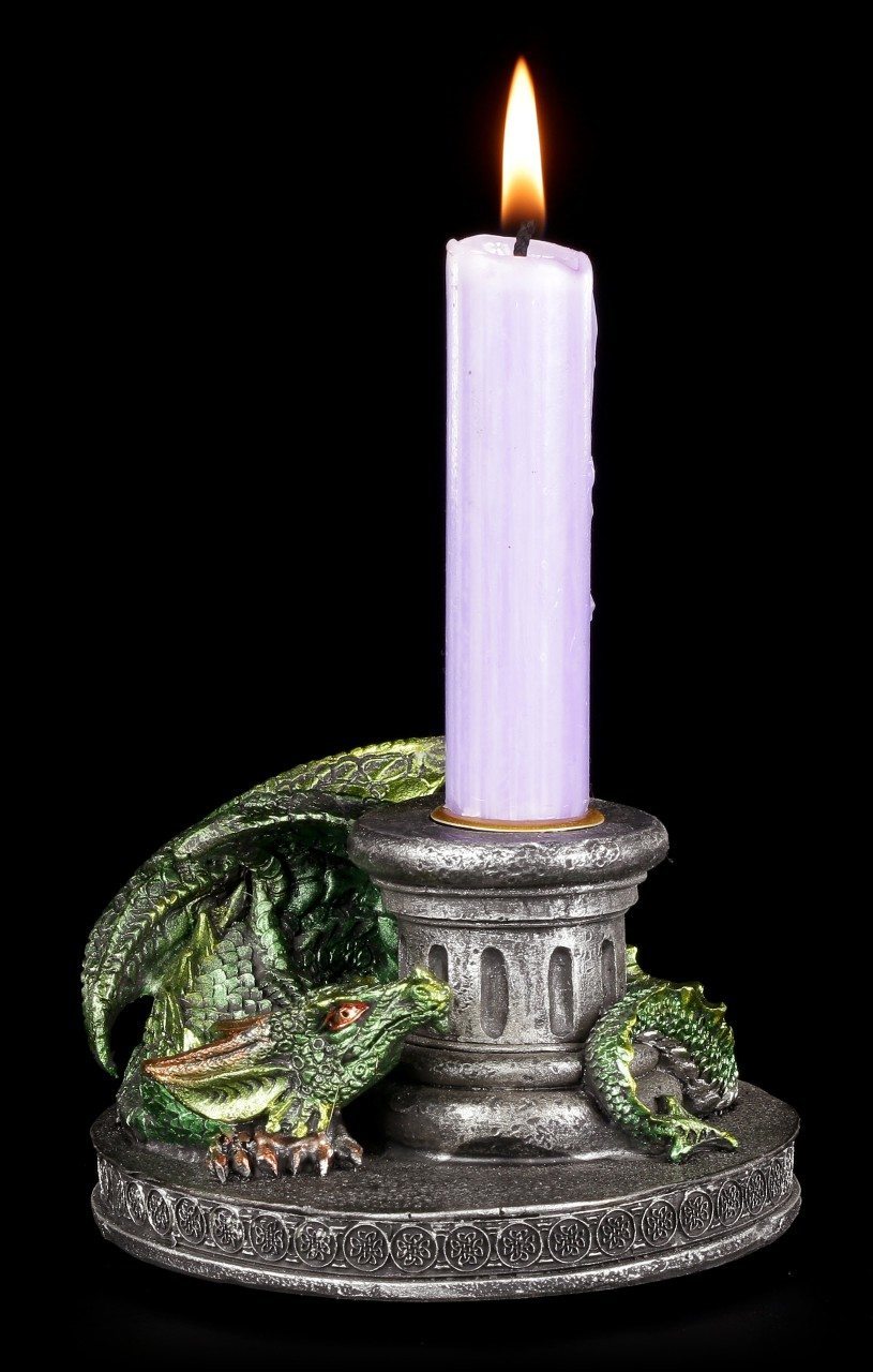 Drachen Kerzenhalter - Flame Keeper