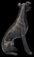 Hunde Figur - Windhund Greyhound Bronze-Effekt