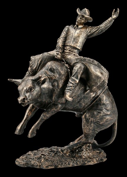 Cowboy Figurine on Bull riding