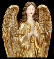 Engelfigur betend - goldfarben 36 cm