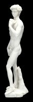 White David Figurine by Michelangelo