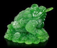 Feng Shui Figurine - Money Toad jade colored