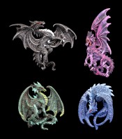 Fridge Magnets - Dragon Quartet - Set of 4