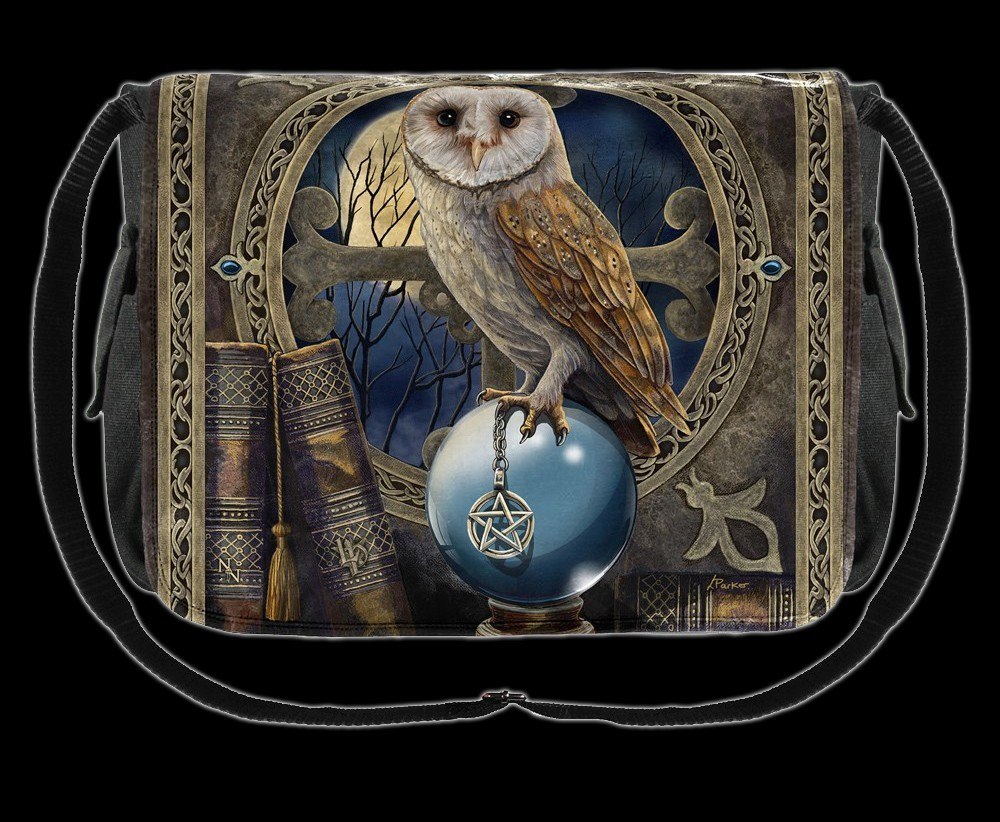 Messenger Bag - Owl with Pentagram - Spell Keeper