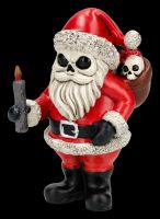 Skelett Weihnachtsmann Figur - Noel