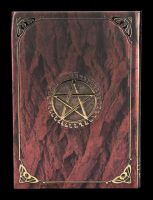 Journal - Pentagram Spells Book red