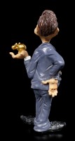 Funny Job Figurine - Businessman with Gold Pig