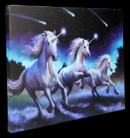 Small Canvas Unicorns - Shooting Stars