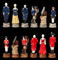 Schachfiguren Set - Amerikanischer Unabhängigkeitskrieg