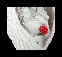 Angel Figurine - Angel Blessing with Rose small