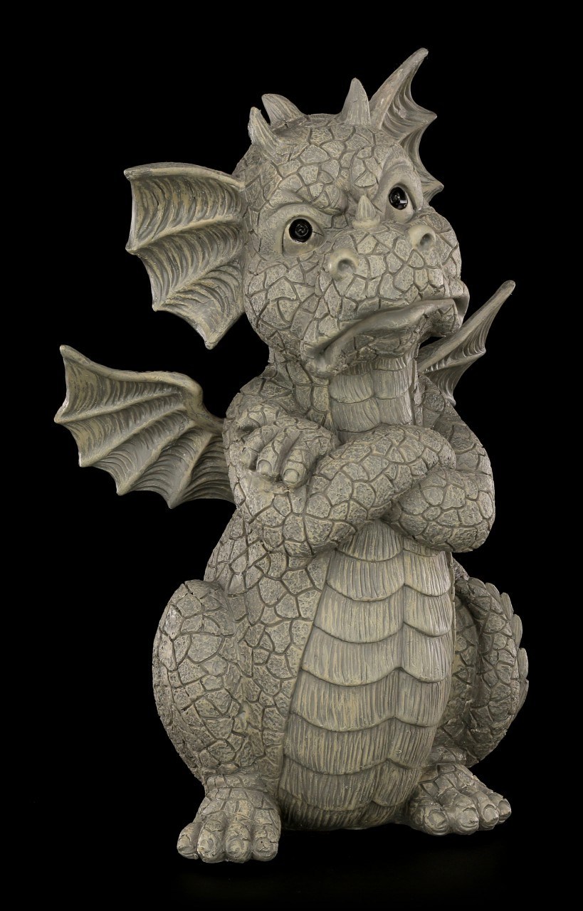 Garden Figurine - Dragon sulking