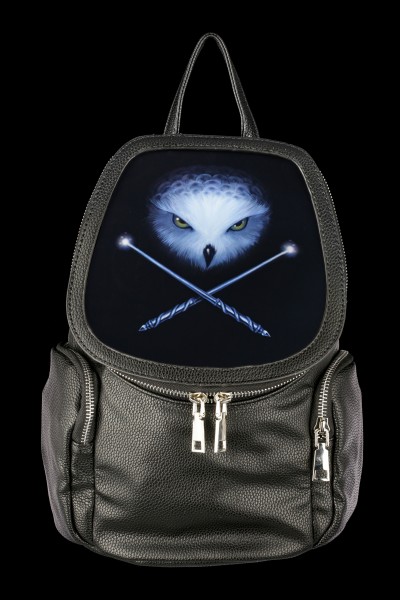 3D Rucksack mit Eule - Owl And Crossed Wands