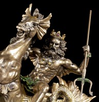 Poseidon Figurine on Sea-Horse - Olympic God