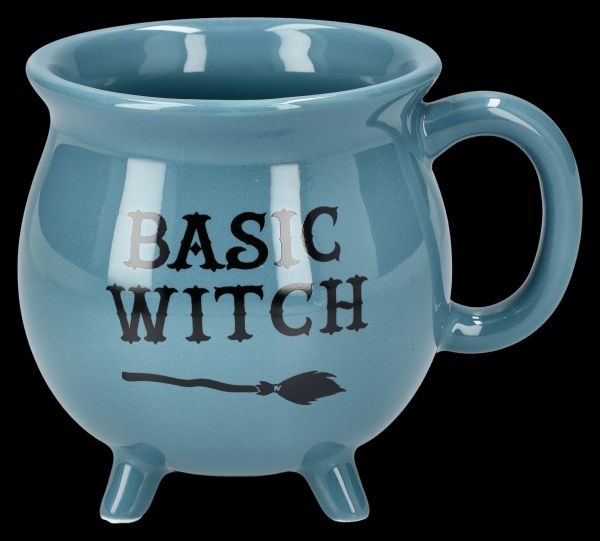 Tasse Hexenkessel - Basic Witch blau