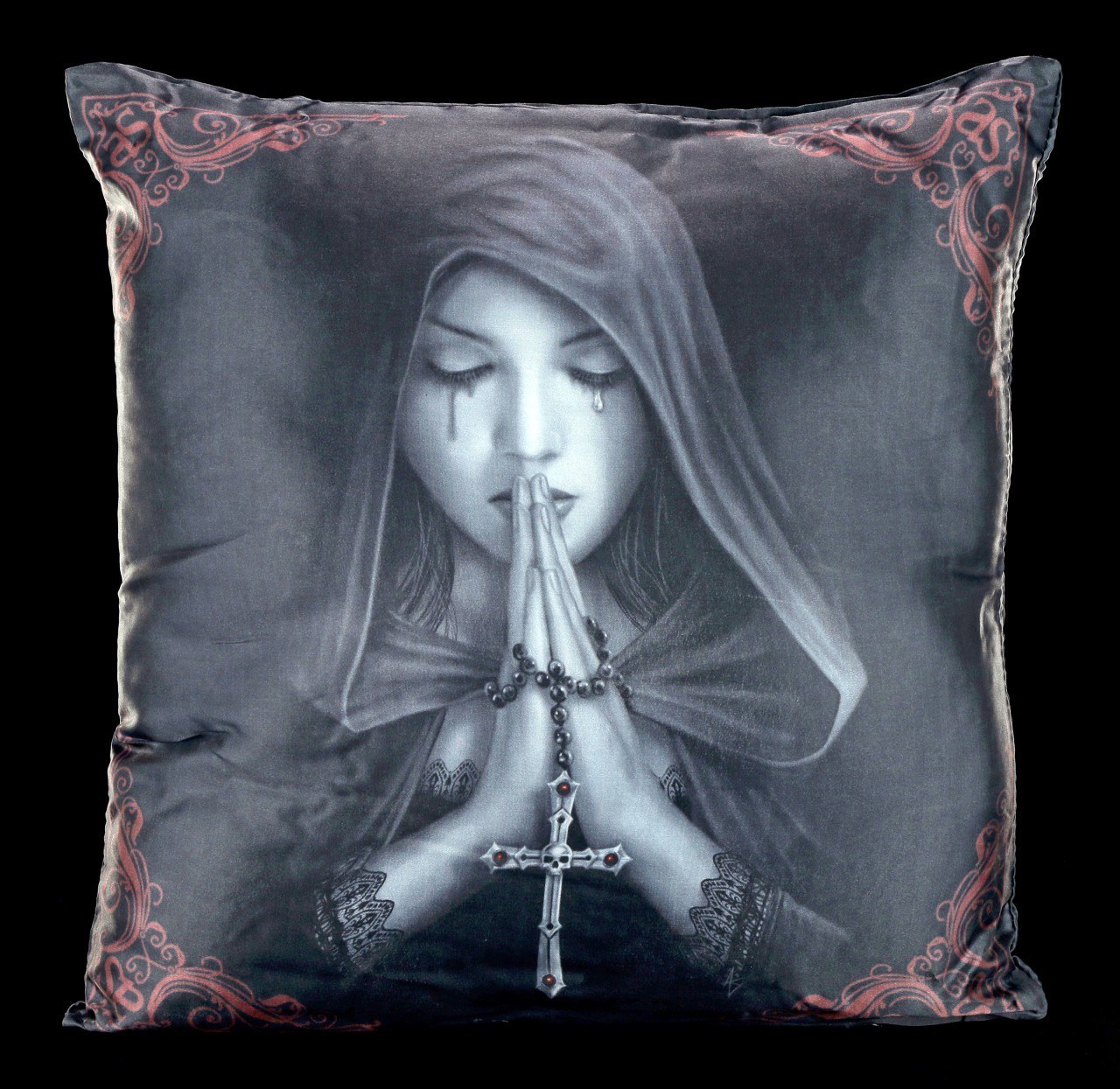 Cushion - Gothic Prayer by Anne Stokes