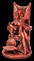 Keltische Göttin Figur - Queen Maeve - rot