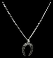 Hufeisen Totenkopf Anhänger - Mala Fortuna von Alchemy