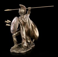 Leonidas I. Figur mit Schild und Speer