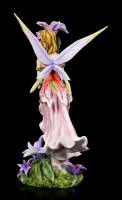 Fairy Figurine - Vivian with purple Flower