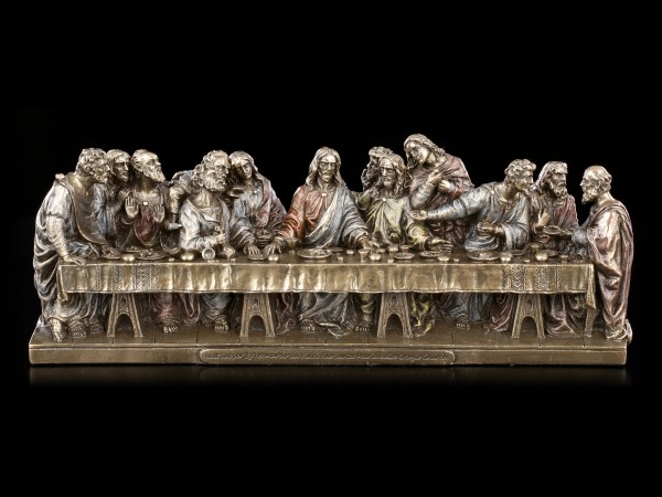 The Last Supper by Leonardo da Vinci - bronzed