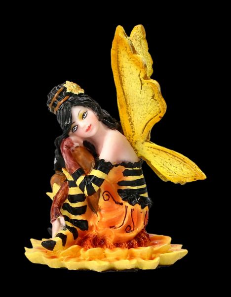 Fairy Figurine - Mini Fairy on Sunflower